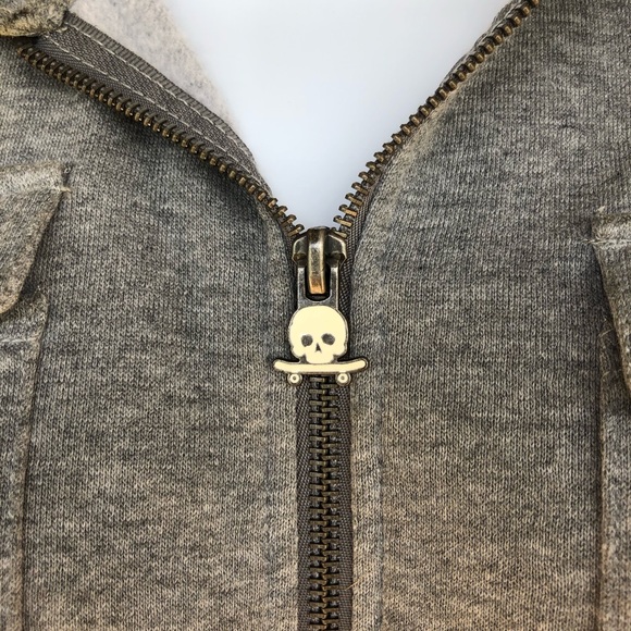 Decoded grey zip front hoodie size L - Picture 5 of 7